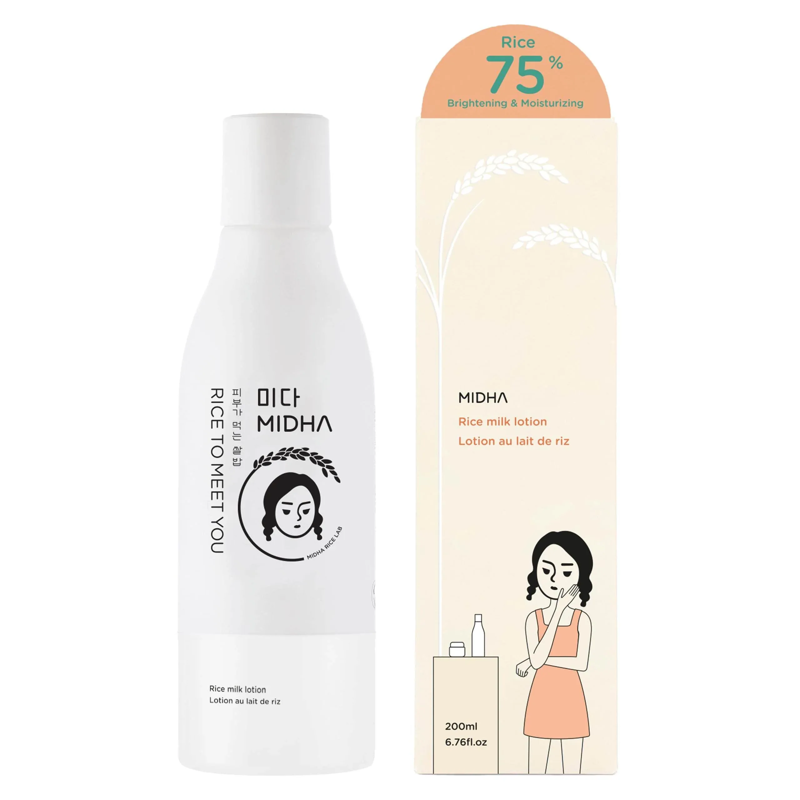 Gel de Ducha Midha Leite de Arroz 700ml
