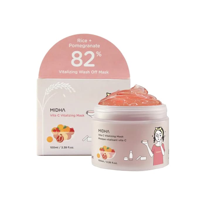 Máscara Facial Revitalizante Midha Vita C 100ml