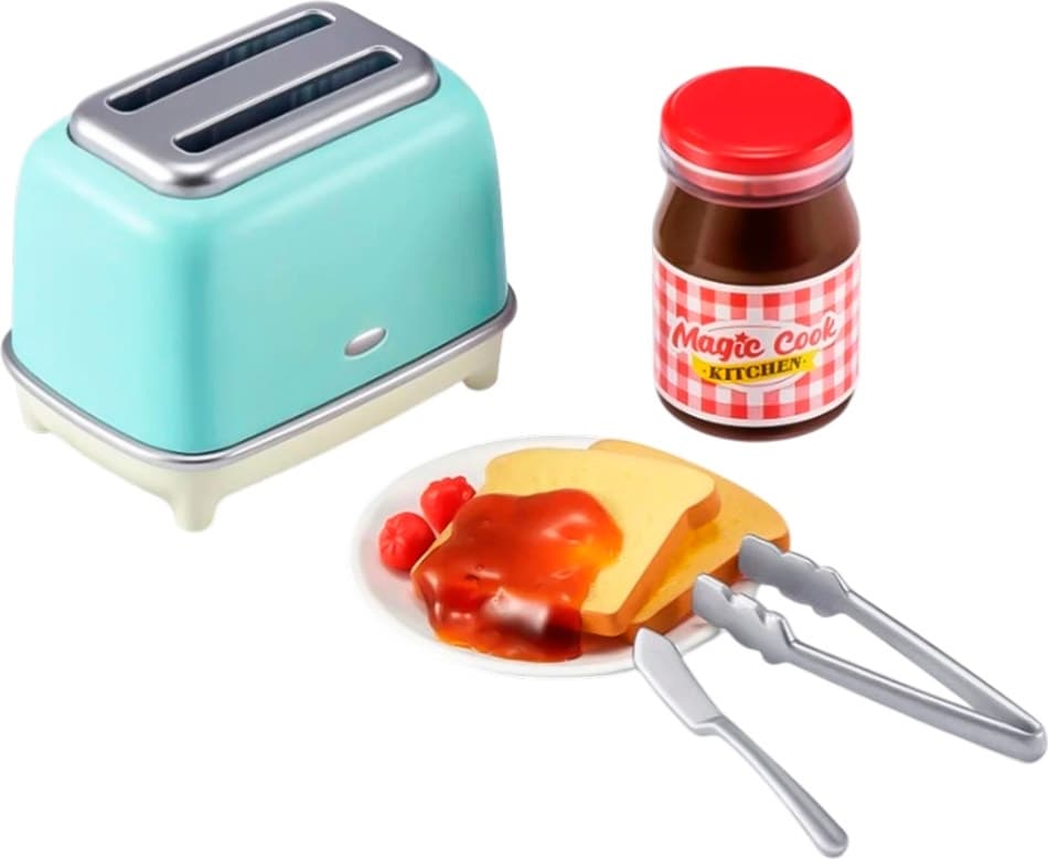 Máquina Torradeira de Pão Zuru Mini Brands Magic Cook Kitchen 77789