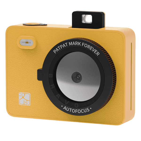 Mini Camera Instantanea Hanin Instant Printer Z5S Printer Para Iphone - Ipad - Amarelo