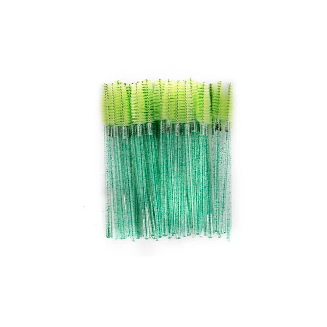 Mini Escova Descartável Importacion China Verde Glitter