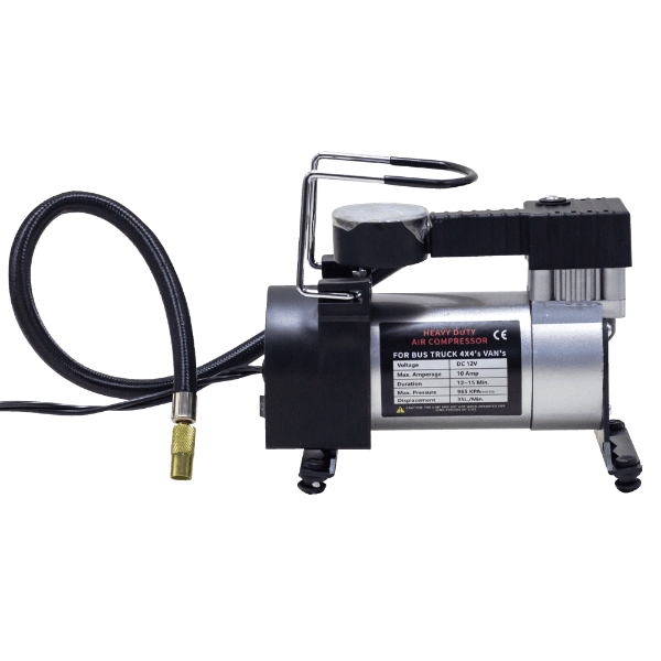 Mini Compressor de Ar Geral Bl-03210 965Kpa 12V com Tomada para Carro Cinza/Preto
