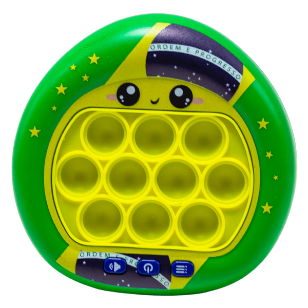 Mini Console Game Luo Lu-D3013 Push Pop-IT Eletrônico Sensorial A Pilha