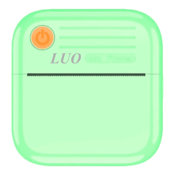 Mini Impressora Luo Lu-Sy24 Instant Printing Com Bluetooth Verde