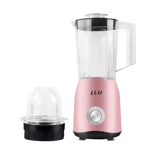 Mini Liquidificador Luo Lu-10S 2 Em 1 1.5 Litros 300W Rosa