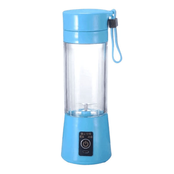 Mini Liquidificador Portátil Bigstar Plus Bsp1253 380ml Recarregável Azul
