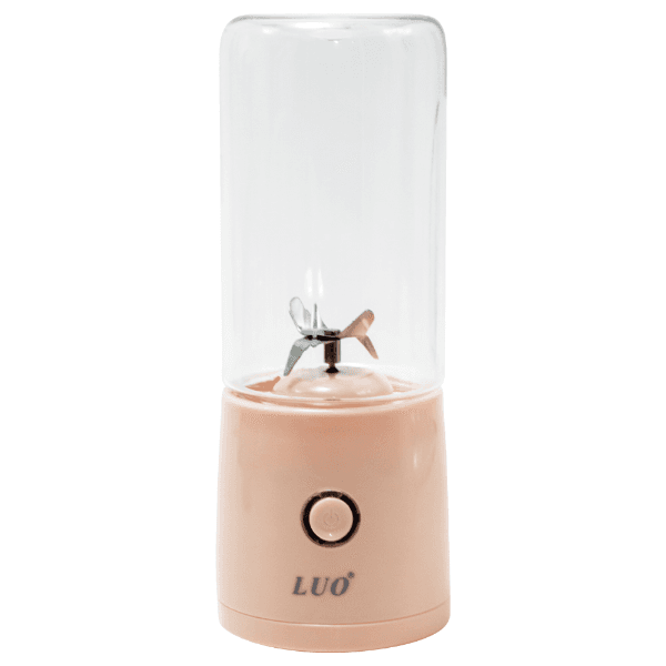 Mini Liquidificador Portátil Luo Lu-Z10 Blender 380ml 150ml Recarregável Rosa