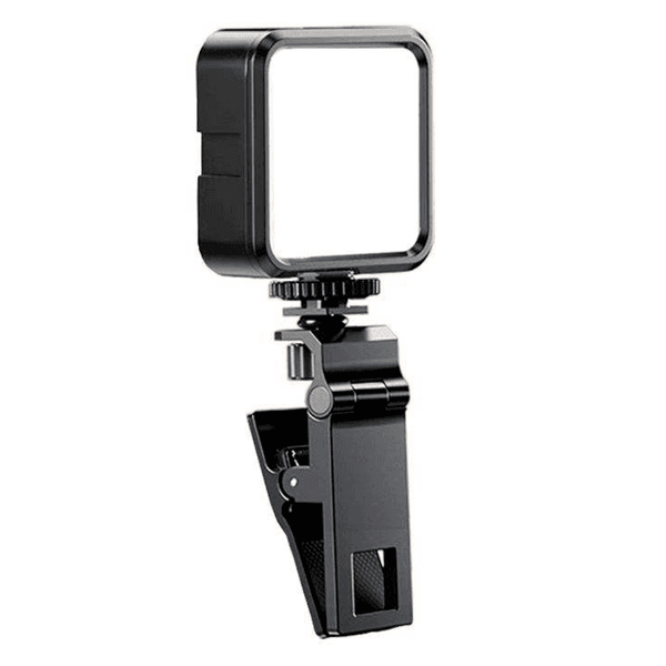 Mini Luz LED Portátil de Bolso Lotus Lt-A521 com Suporte / 7W / 1200Mah / Recarregável - Preto