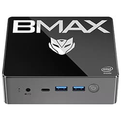 Mini PC Bmax B4 Turbo Intel Core N150 de 3.6GHz / 16GB de RAM / 512GB SSD - Preto