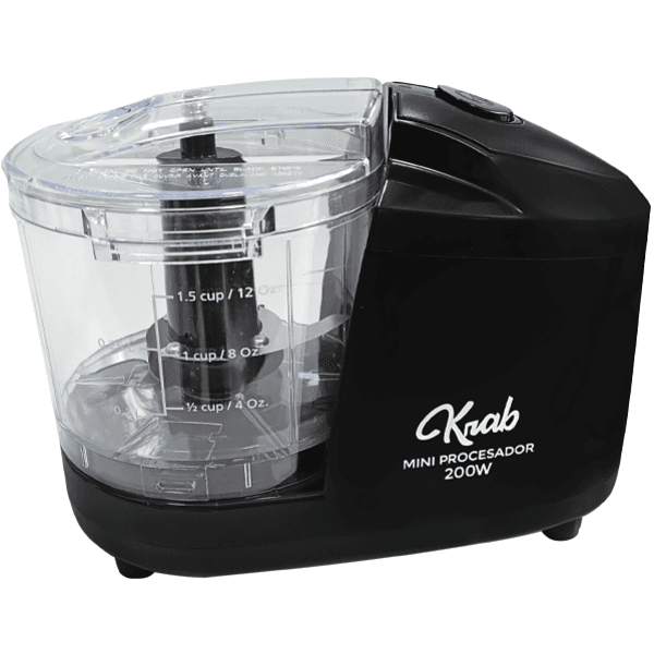 Mini Processador de Alimentos Krab KBMP200 / 350ML / 200W / 220V ~ 50Hz - Preto