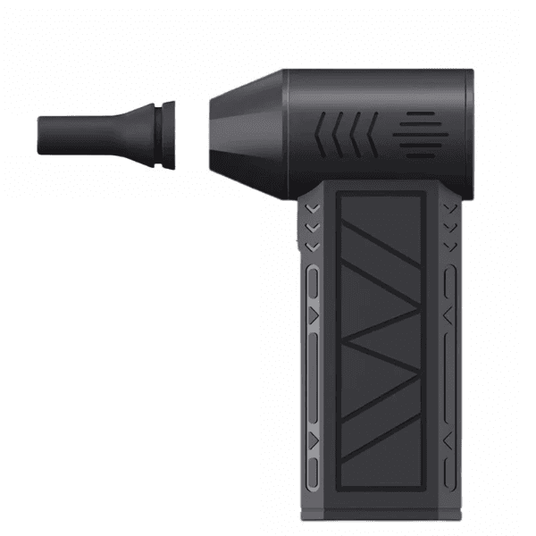 Mini Soprador de Ar Elétrico Sem Fio Geral 46270 / 130.000 Rpm / Lanterna / Recarregável - Preto