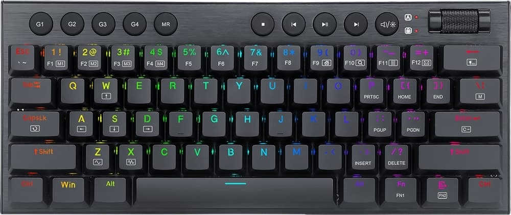 Mini Teclado Gamer Redragon K632-RGB Horus