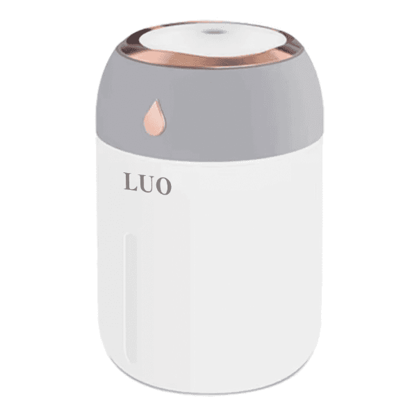 Mini Umidificador de Ar Luo Lu-5518 330ml Cinza