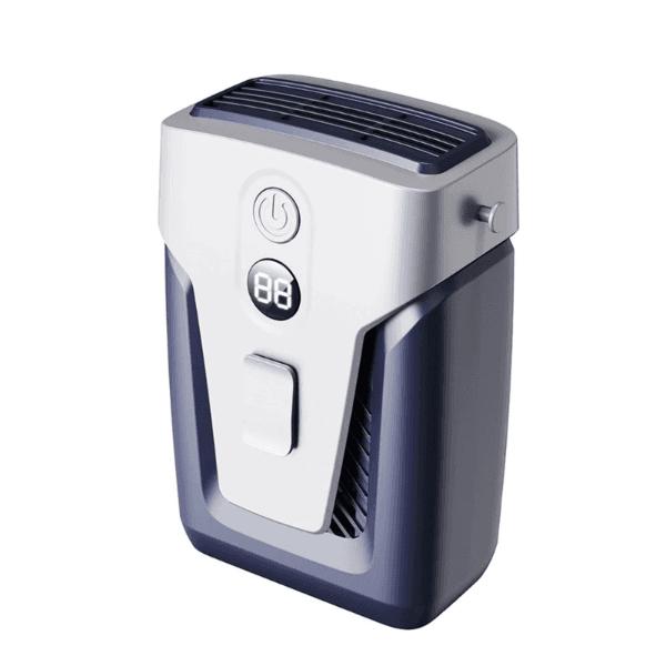 Mini Ventilador Blulory Mh01 Portátil com 3 Velocidades Recarregável Carregador Portátil 1200mAh 5V/2A Azul