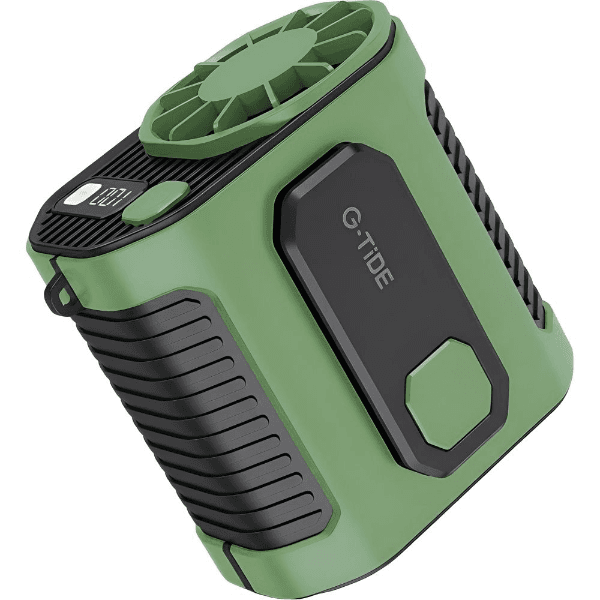 Mini Ventilador G-Tide Fw02 5V 4400mAh Recarregável Verde