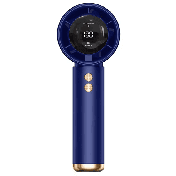 Mini Ventilador Portátil Hengda YQ10511 / 100 Niveis / Recarregavel - Azul