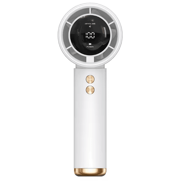 Mini Ventilador Portátil Hengda YQ10511 / 100 Niveis / Recarregavel - Branco