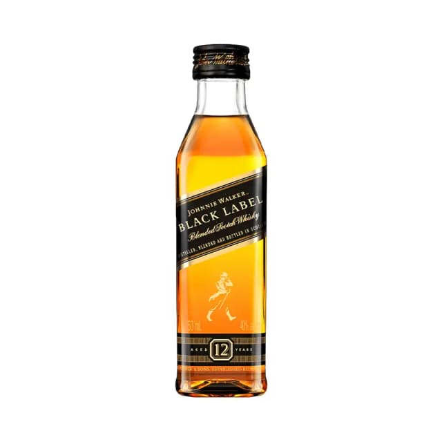 Miniatura Johnnie Walker Black 12 Anos 50ml
