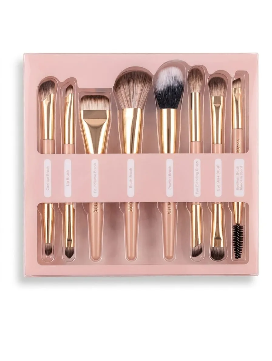Conjunto de Pincéis Miss Rose 7201-009M 8PCS