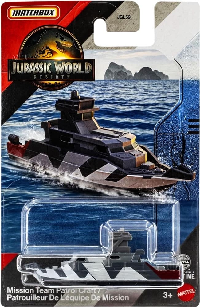 Veículo de Patrulha Mission Team Jurassic World Mattel - Jgk95