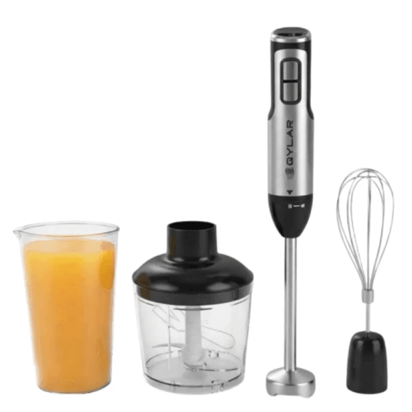 Mixer Qylar Easy Pulse Qy-0530 3 Em 1 1000W 2 Velocidades 110V Inox/Preto