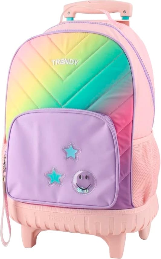Mochila com Rodas Trendy 27765 - Rosa