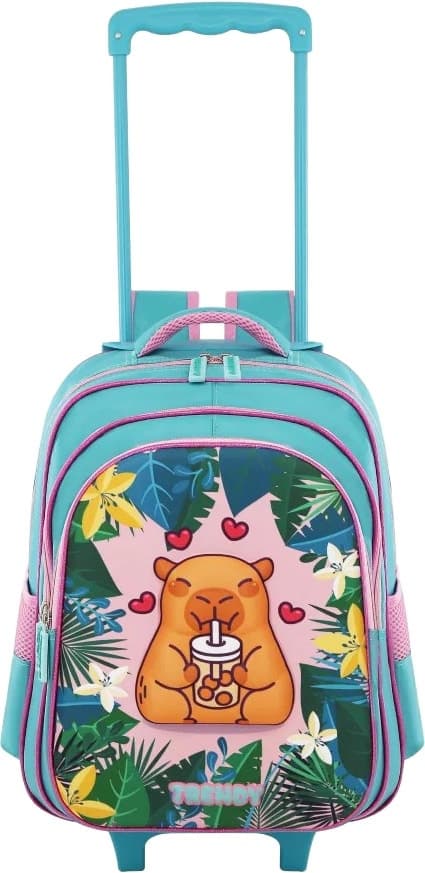 Mochila com Rodas Trendy 30107 Aqua