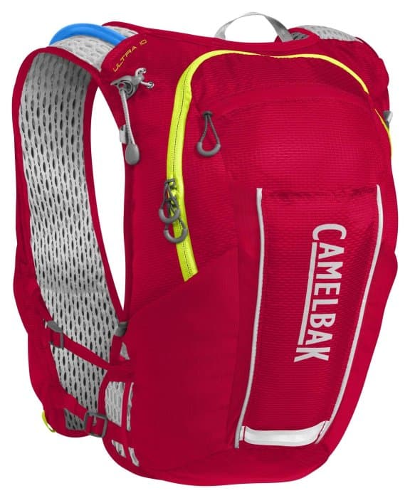 Mochila de Hidratação Camelbak Ultra 10 Vest 70OZ 2L Vermelho/Verde Limão
