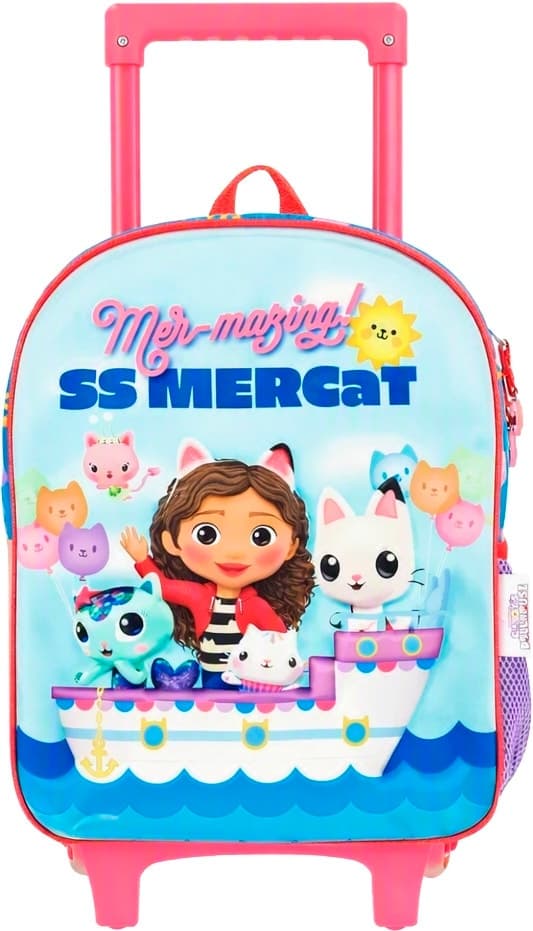 Mochila Escolar com Rodas Gabby's Dollhouse - Gdh003-BP310T