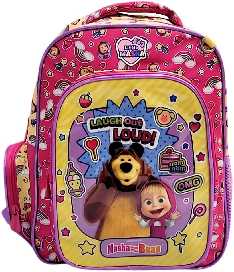 Mochila Escolar Masha And the Bear Animaccord MB1526
