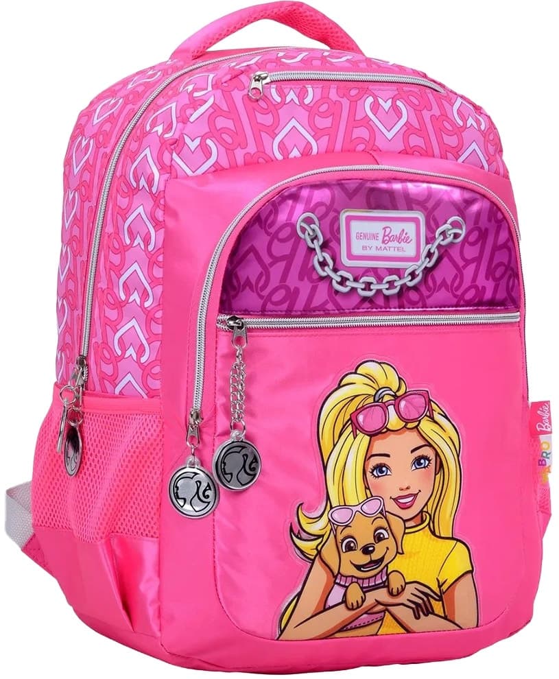 Mochila Infantil Barbie Rosa Mattel