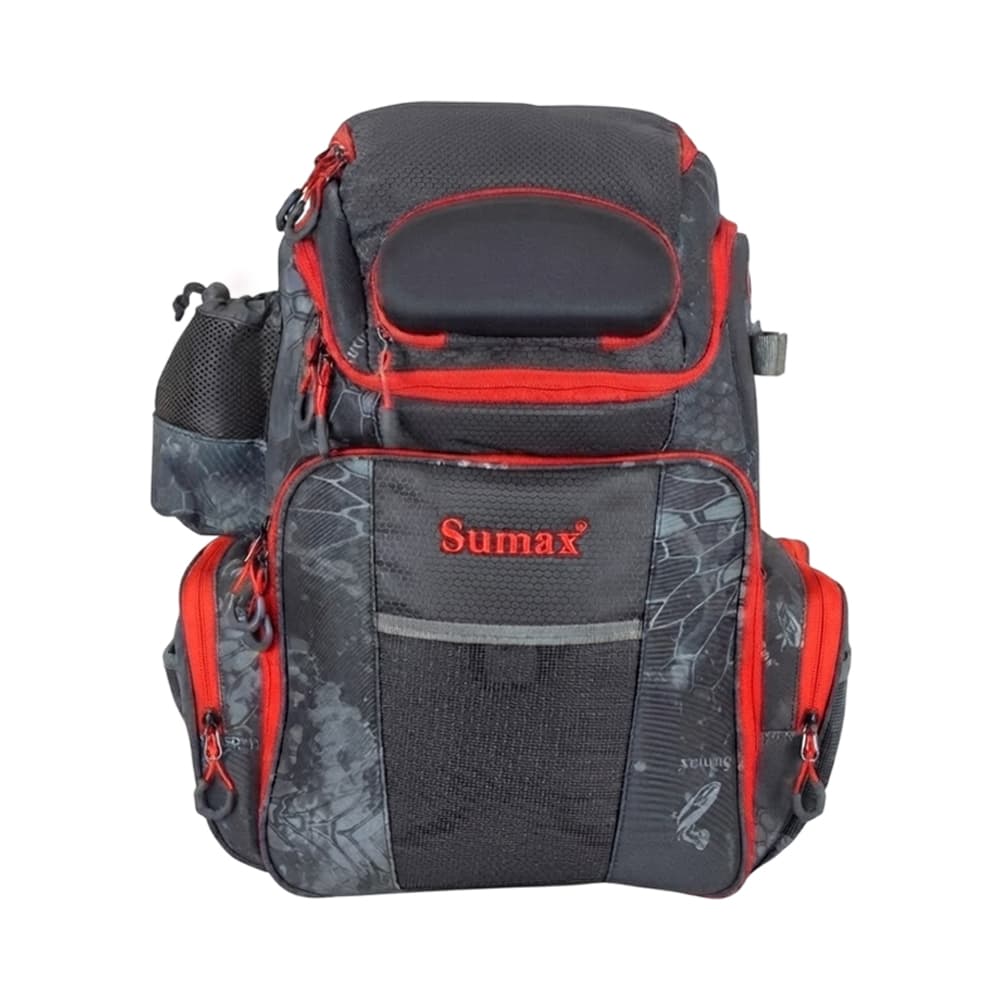 Mochila de Pesca Sumax Sm-2605 Vermelha