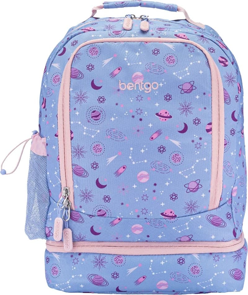 Mochila Escolar 2 Em 1 Bentgo Kids Prints com Lancheira