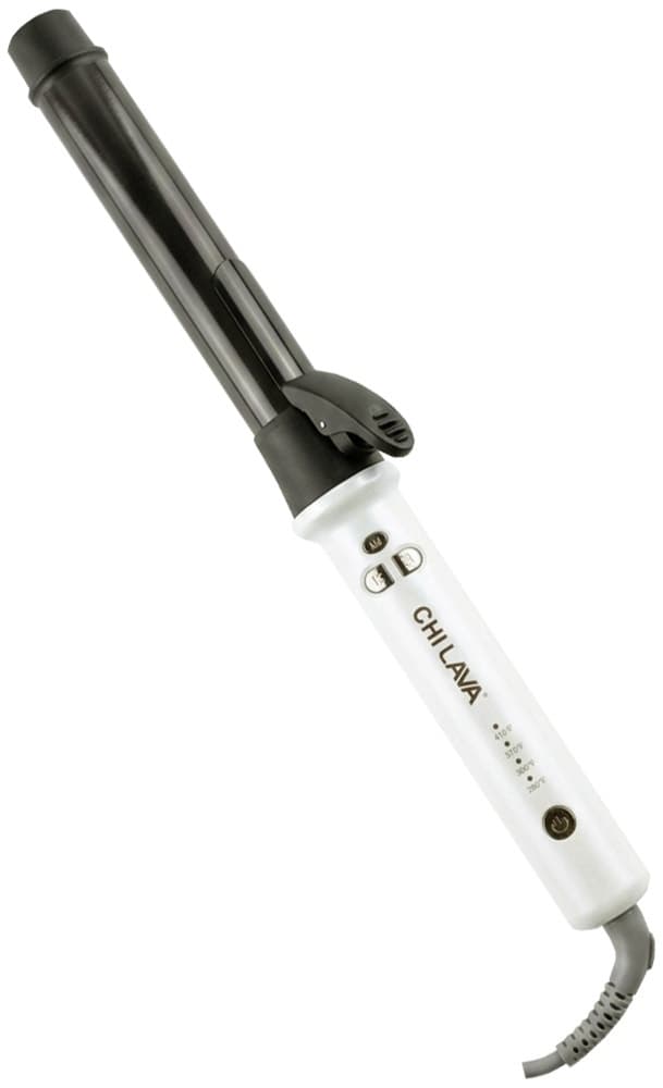 Modelador de Cabelo Chi Lava Gf0042 Lava 1.25" Automatic Rotating Curler Bivolt - Branco/Preto