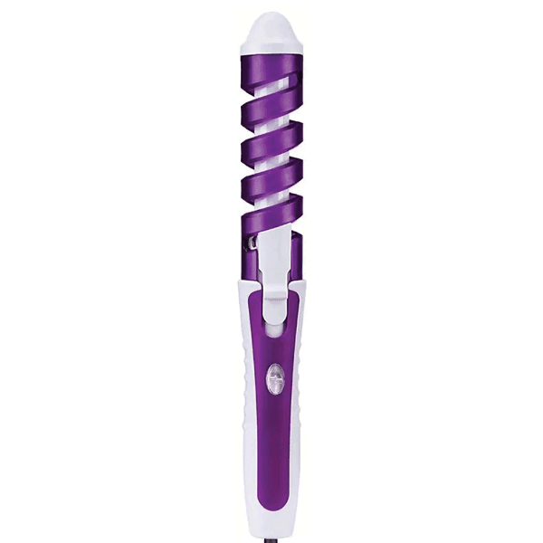 Modelador de Cachos Professional Hair Curler Nhc-5300 19MM Branco/Roxo