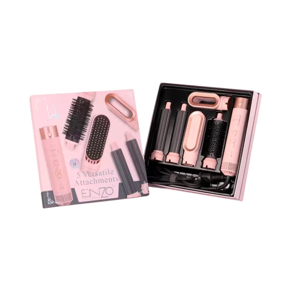 Modelador de Cabelo Enzo 5 Em 1 Peachy Pink 220V
