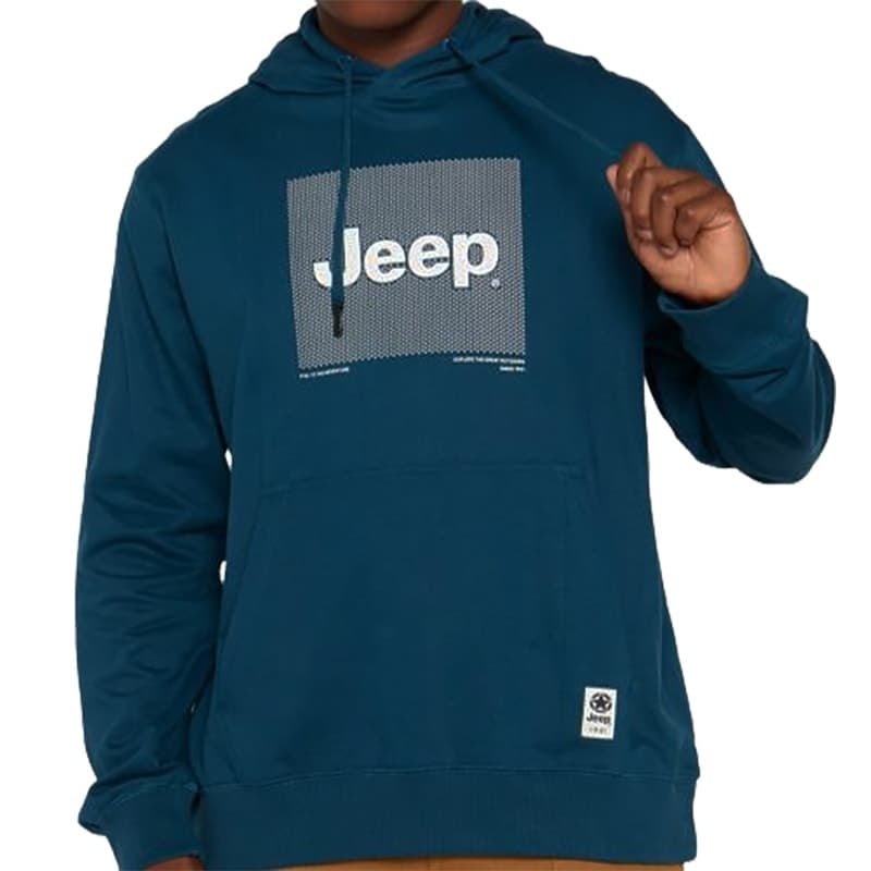 Moletom com Capuz Jeep Jmw24130 Verde - Masculino