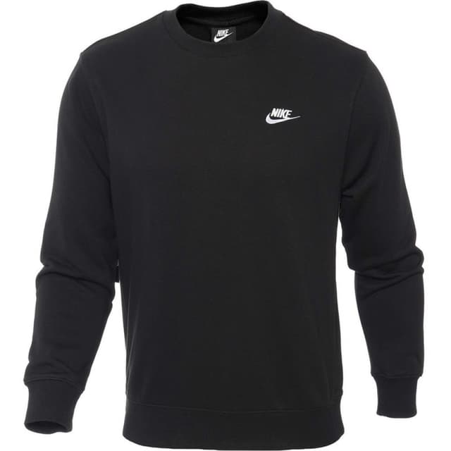 Moletom Nike Masculino Sportswear Club Fleece Crew Tamanho Xl Preto Bv2666010