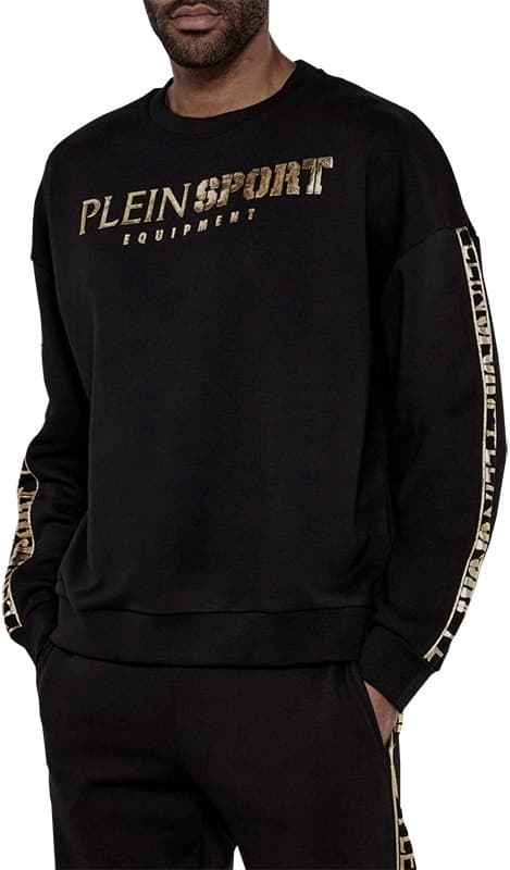 Moletom Philipp Plein Sport Paec Mjo1378 STE001N 0294 Sweatshirt Ls Laminated Masculino
