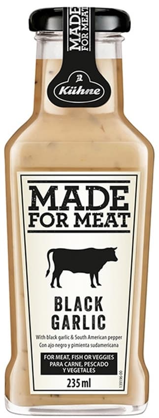 Molho Kühne Made For Meat Alho Preto e Pimenta - 235mL