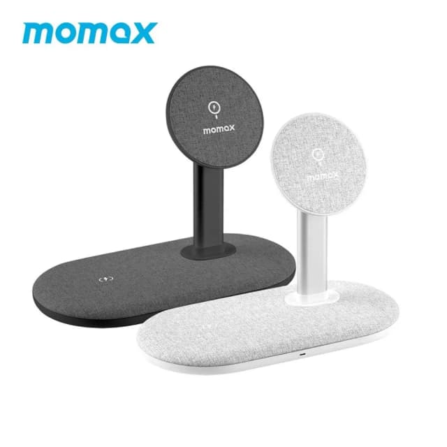 Carregador Momax Q.Mag Dual Cinza
