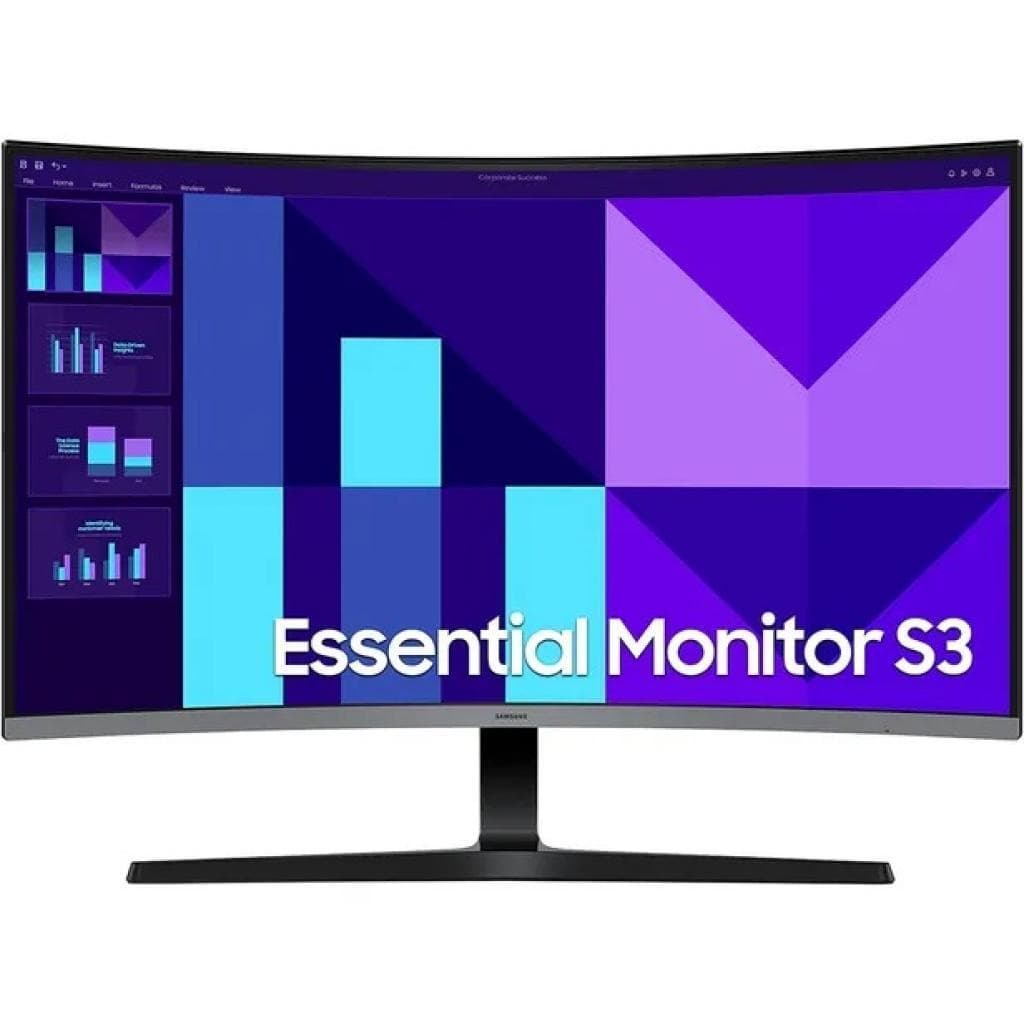 Monitor LED 32" Samsung S3 LS32D396GANXZA Curvo