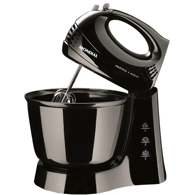 Batedeira Mondial Batidora Practica B-44-B 400 W 220V Negro