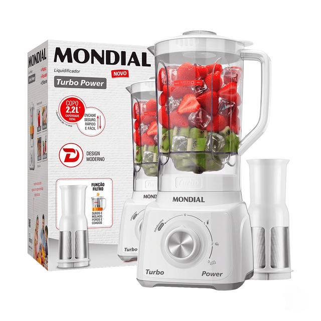 Liquidificador Mondial Turbo Power L-99Wg 220V
