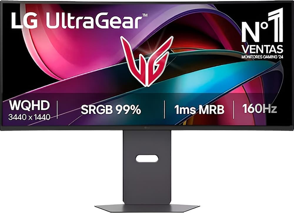 Monitor Gamer Curvo Lg UltraGear 34G600A-B LED 34" Wqhd 160 Hz / 1 Ms