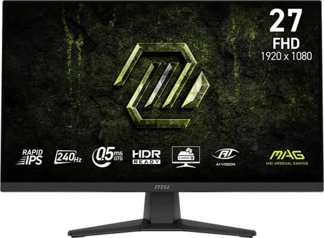 Monitor Gamer Msi Mag 272F X24 Full HD 0.5ms/240Hz/HDMI/DP