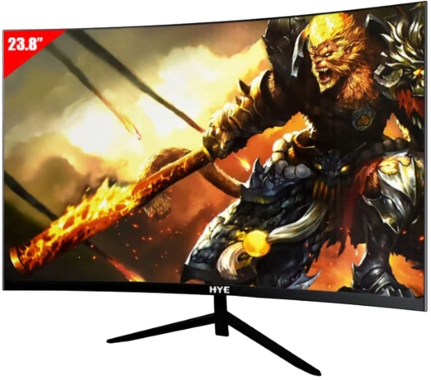 Monitor Gamer Curvo Hye 23.8" HY24WCGB 1ms/165Hz Full HD HDMI/DP
