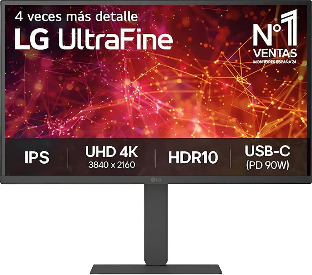 Monitor Lg UltraFine 27" UHD 4K 5ms/60Hz/HDMI/DP/USB-C/USB-A
