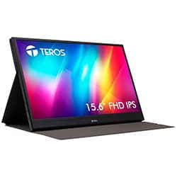 Monitor Portátil Teros TE-1501S 15.6" Full HD IPS - Preto