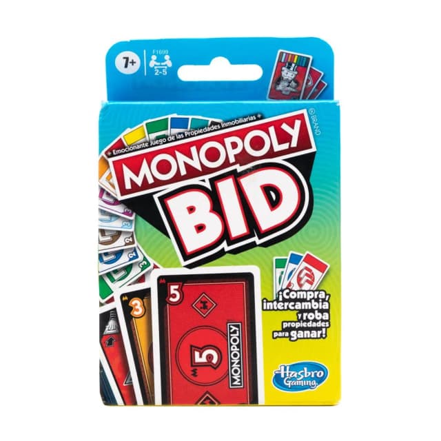 Jogo de Cartas Monopoly F1699 Bid